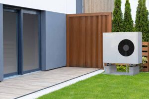 a heat pump in a home setting